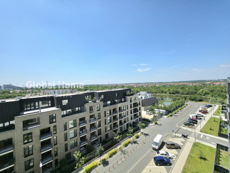 Pipera, 3 rooms penthouse, terrace 16sqm, parking, H Pipera Lake, Porsche Nord, new
