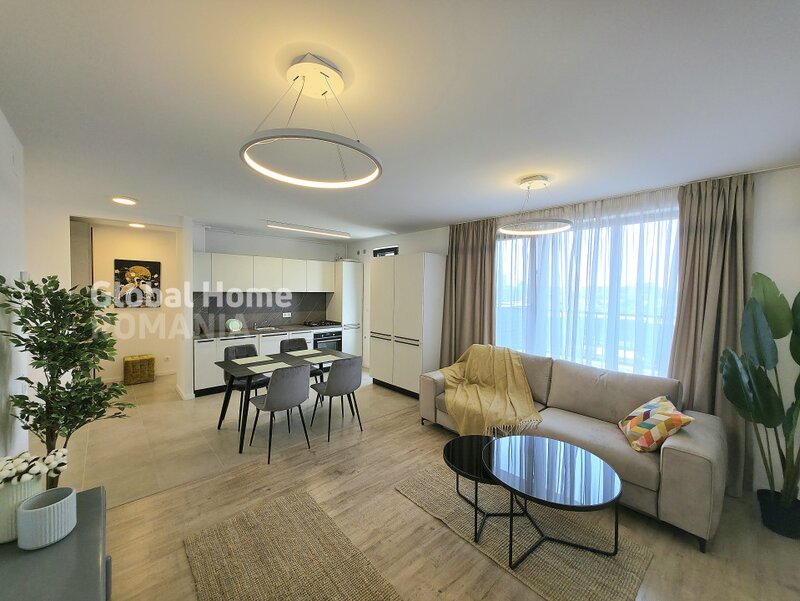 Pipera, 3 rooms penthouse, terrace 16sqm, parking, H Pipera Lake, Porsche Nord, new